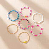 Soft Clay Surfing Bracelet for Women Crystal Jewelry