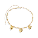 Geometric Body Chain Big Love Heart Pendant Waist Chain Sexy Jewelry