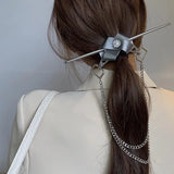Summer Chain Tassel Hairpin Back Head Antique Hairpin Hair Ornament Tiara