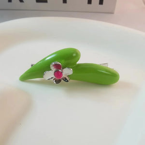 Spicy Girl Metal Hairpin Pink Clips Y2K Accessories