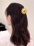 Colorful Flower Shark Hair Claw For Women Hair Clip Hairpin Barrettes