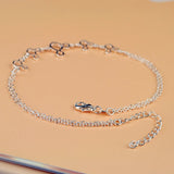925 Silver Sweet Mickey Animal Anklet for Ladies