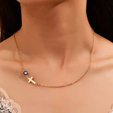 Sweet Daisy Flower Choker Women Necklace Short Clavicle Chain Enamel Wedding