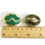 Sweet Designs Clip Earring, Green Styles Jewelry For Women