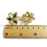 Sweet Designs Clip Earring, Green Styles Jewelry For Women