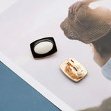 Geometric Pearl Clip Earrings Brincos Jewelry