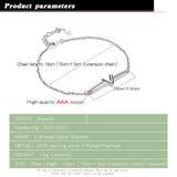 925 Sterling Silver Women's Wave Geometric V Figure Bangle for Girlfriend