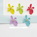 Sweet Flower Earrings Girly Series Spray Eardrop Seaside Holiday Style 4pcs