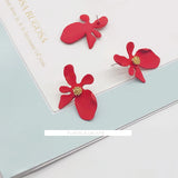 Sweet Flower Earrings Girly Series Spray Eardrop Seaside Holiday Style 4pcs