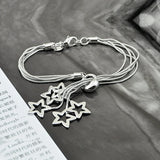 925 Silver Sweet Heart Crown Bracelet for Women