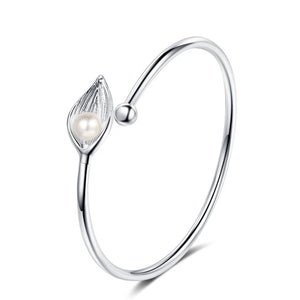 Sweet Leaf Bracelet for Women Small Fresh Female Jewelry Pearl Bracelets
