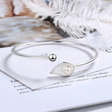 Sweet Leaf Bracelet for Women Small Fresh Female Jewelry Pearl Bracelets