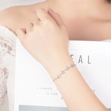 Sweet Lovely Crown Bracelet 925 Sterling Silver Charm