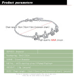 Sweet Lovely Crown Bracelet 925 Sterling Silver Charm