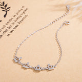 Sweet Lovely Crown Bracelet 925 Sterling Silver Charm