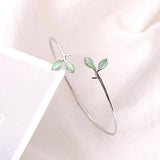 Opal Burgeon 925 Silver Bangle For Women Gift