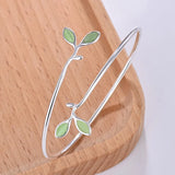 Opal Burgeon 925 Silver Bangle For Women Gift