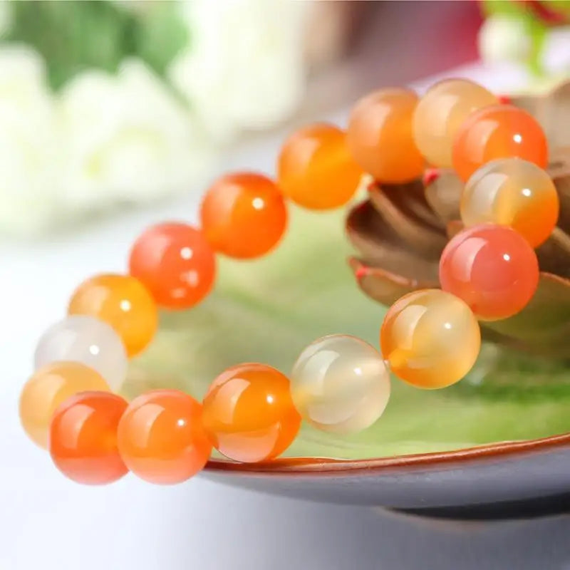 Yellow Agate Bracelet Women's Jewelry