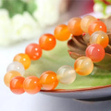 Primary Agate Yellow Bracelet Women's Hand String Jewelry
