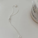 925 Sterling Silver Daisy Flower Bracelet Snake Chain Bangle