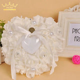 Heart Shape Ring Box with Rose Flowers - Valentine Gift