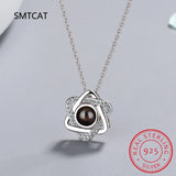 Romantic Love Projection Necklace Wedding Magen David Necklace