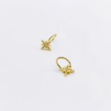 Zircon Plated Clip Earrings for Women - Unique Gift Accessory