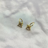 Zircon Plated Clip Earrings for Women - Unique Gift Accessory