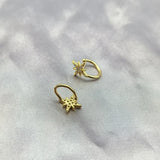 Zircon Plated Clip Earrings for Women - Unique Gift Accessory