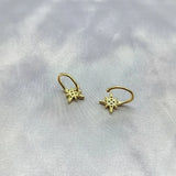 Zircon Plated Clip Earrings for Women - Unique Gift Accessory