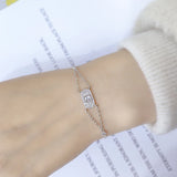 Zircon Ellipse Bracelet for Women Party Jewelry