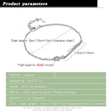 Sterling Silver Love Bracelet One-Word Lettering Gift
