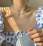 Sweet Pearl Bead Chain Clavicle Chain Ladies Bead Jewelry Accessories