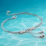 Women's Double Bell Anklet Layered Beach Anklet