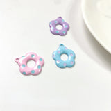 Spring Flower Pendant DIY Earrings Necklace Girly Material