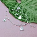 Sweet Frog 925 Sterling Silver Anklet Small Animal Foot Accessories