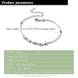 Sweet Angel Egg Anklet 925 Sterling Silver Jewelry