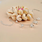 925 Sterling Silver Crown Anklet for Women