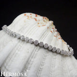 Zircon Bracelet 18.5cm Women Bracelets Wedding Jewellery Party Present