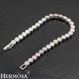 Zircon Bracelet 18.5cm Women Bracelets Wedding Jewellery Party Present