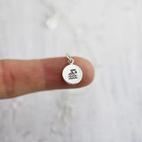 Swim Necklace Sterling Silver Swimmer Necklace Gift for Swim Team