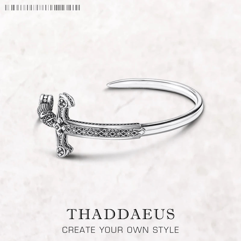 Sword Bangle Bracelet Jewelry Vintage Gift For Women Men