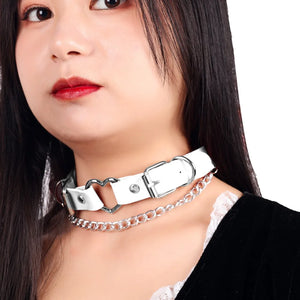 Studded Rivet Necklace Goth Heart Accessories
