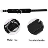 Heart Rivet Necklace Leather Choker Goth Punk Harness