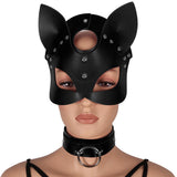 Heart Rivet Necklace Leather Choker Goth Punk Harness