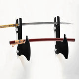 Acrylic Samurai Sword Display Stand - Wall-Mounted