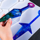Sword Earrings Resin Mold Silicone Mould DIY Jewelry Casting