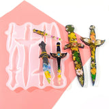 Sword Earrings Resin Mold Silicone Mould DIY Jewelry Casting