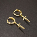 Sword Pendant Dagger Cartilage Piercing Earings