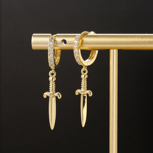 Sword Pendant Dagger Cartilage Piercing Earings